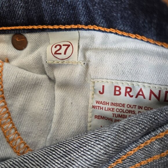 J Brand Straight Leg Dark Wash Jeans in Ink Size 27 - Picture 5 of 8